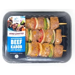 Winchester Farms Steakhouse Beef Kabobs with Vegetables