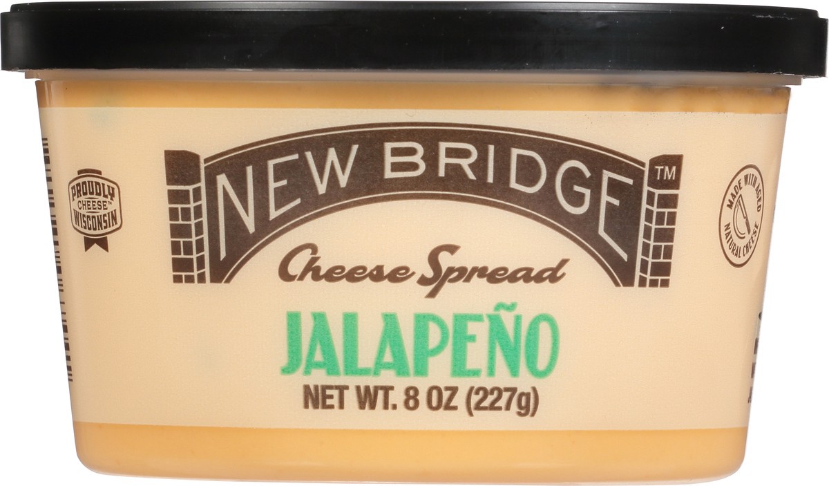 slide 7 of 9, New Bridge Jalapeno Cheese Spread, 8 oz