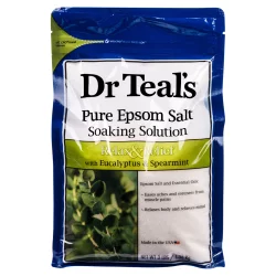 Dr. Teal's Epsom Salt Relax & Relief Eucalyptus & Spearmint Soaking Solution