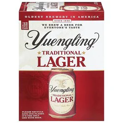 Yuengling Lager Beer Cans - 12-12 Fl. Oz.