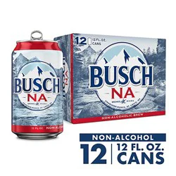 Busch Non Alcoholic Beer Cans - 12-12 Fl. Oz.