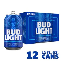 Bud Light American Lager Beer In Cans - 12 - 12 Fl. Oz.