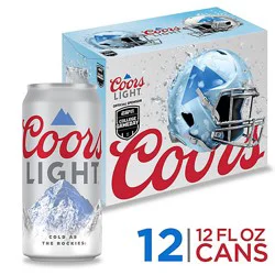 Coors Light American Style Light Lager Beer 4.2% Abv Cans - 12-12 Fl. Oz.