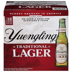Yuengling Lager Beer Bottles - 12-12 Fl. Oz.