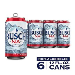 Busch Non Alcoholic Brew Cans - 6-12 Fl. Oz.