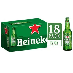 Heineken Beer Premium Lager Bottles - 18-12 Fl. Oz.