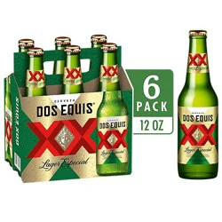 Dos Equis Mexican Lager Beer Bottles - 6-12 Fl. Oz.
