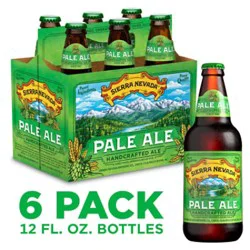 Sierra Nevada Pale Ale Craft Beer In Bottles - 6-12 Oz