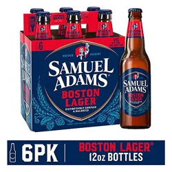 Samuel Adams Beer Boston Lager Pack In Bottles - 6-12 Fl. Oz.