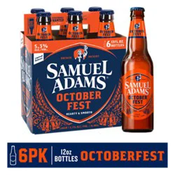 Samuel Adams Octoberfest Seasonal Beer Bottles - 6-12 Fl. Oz.