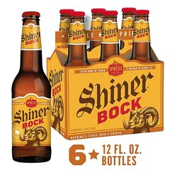Shiner Bock Beer Bottles - 6-12 Fl. Oz.
