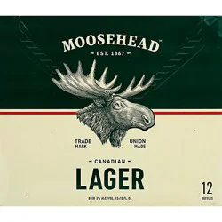 Moosehead Beer Lager Bottle - 12-12 Fl. Oz.