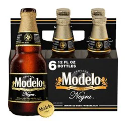 Modelo Negra Amber 5.4% Abv Lager Mexican Beer Bottle - 6-12 Fl. Oz.