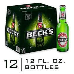 Beck's Pilsner Beer Bottles - 12-12 Fl. Oz.