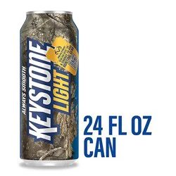 Keystone Light American Style Light Lager Beer 4.1% Abv Can - 24 Fl. Oz.