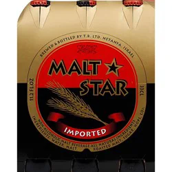 Malt Star Non-Alcoholic Beer Bottles - 6-11 Fl. Oz.