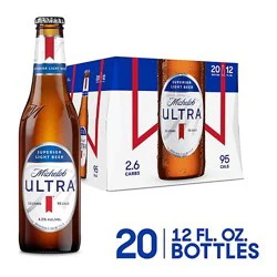 Michelob Ultra Superior Light American Lager Beer In Bottles - 15 - 16 Fl. Oz.