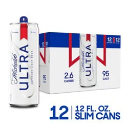 Michelob Ultra Superior Light American Lager Beer In Cans - 12 - 12 Fl. Oz.