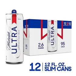Michelob Ultra Superior Light American Lager Beer In Cans - 12 - 12 Fl. Oz.