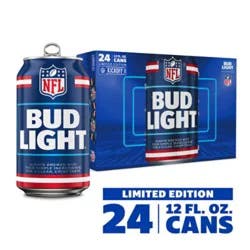 Bud Light American Lager Beer In Cans 24 - 12 Fl. Oz.