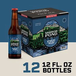 Deschutes Mirror Pond Pale Ale Beer Bottles - 12-12 Fl. Oz.