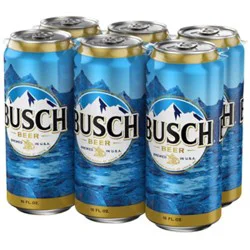 Busch Beer Cans - 6-16 Fl. Oz.