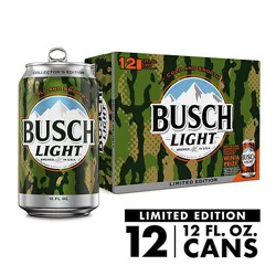 Busch Light American Lager Beer In Cans - 12 - 12 Fl. Oz.