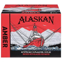 Alaskan Amber Beer Bottles - 12-12 Fl. Oz.