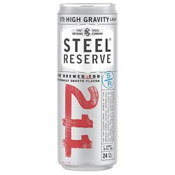 Steel Reserve High Gravity American Style Specialty Lager Beer 8.1% Abv Can - 24 Fl. Oz.