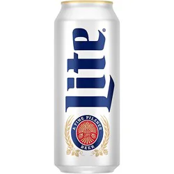 Miller Lite Beer American Style Light Lager 4.2% Abv Can - 24 Fl. Oz.