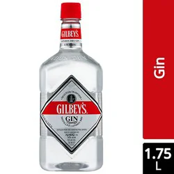 Gilbeys Gin Distilled London Dry 80 Proof - 1.75 Liter