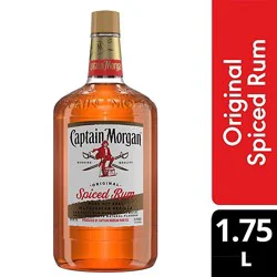 Captain Morgan Made With Real Madagascar Vanilla Original Spiced Rum - 1.75 Liter