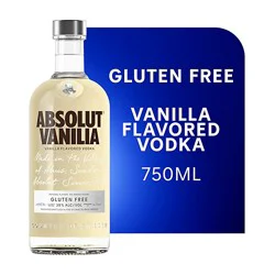 Absolut Vodka Vanilla 80 Proof - 750 Ml