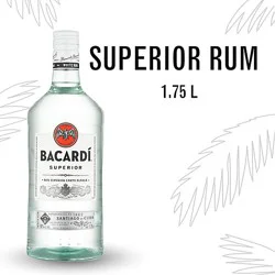 Bacardi Superior Gluten Free White Rum - 1.75 Liter