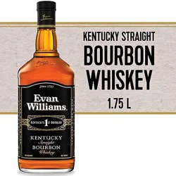 Evan Williams Whiskey Bourbon Kentucky Straight 86 Proof - 1.75 Liter