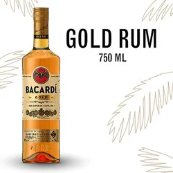 Bacardi Gold Gluten Free Rum - 750 Ml