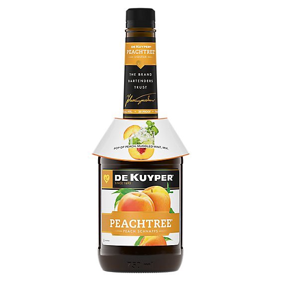 slide 1 of 1, Dekuyper Schnapps Liqueur Peachtree 30 Proof - 750 Ml, 750 ml