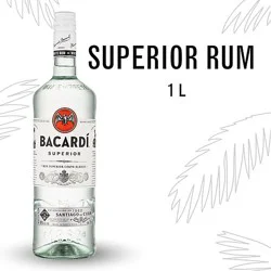 Bacardi Superior Gluten Free White Rum - 1 Liter