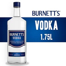 Burnetts Vodka 80 Proof - 1.75 Liter