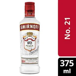 Smirnoff No. 21 Vodka 80 Proof Pet Bottle - 375 Ml