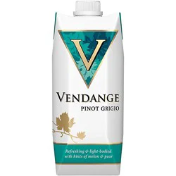 Vendange Pinot Grigio White Wine Tetra - 500 Ml