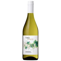 Two Vines Wine Chardonnay - 750 Ml