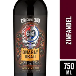 Gnarly Head Old Vine Zinfandel Wine - 750 Ml