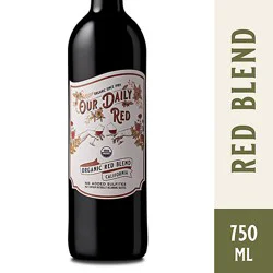 Our Daily Red Orleans Hill Wine Sulfites Free - 750 Ml