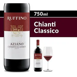 Ruffino Aziano Chianti Classico Docg Sangiovese Red Blend Italian Red Wine - 750 Ml