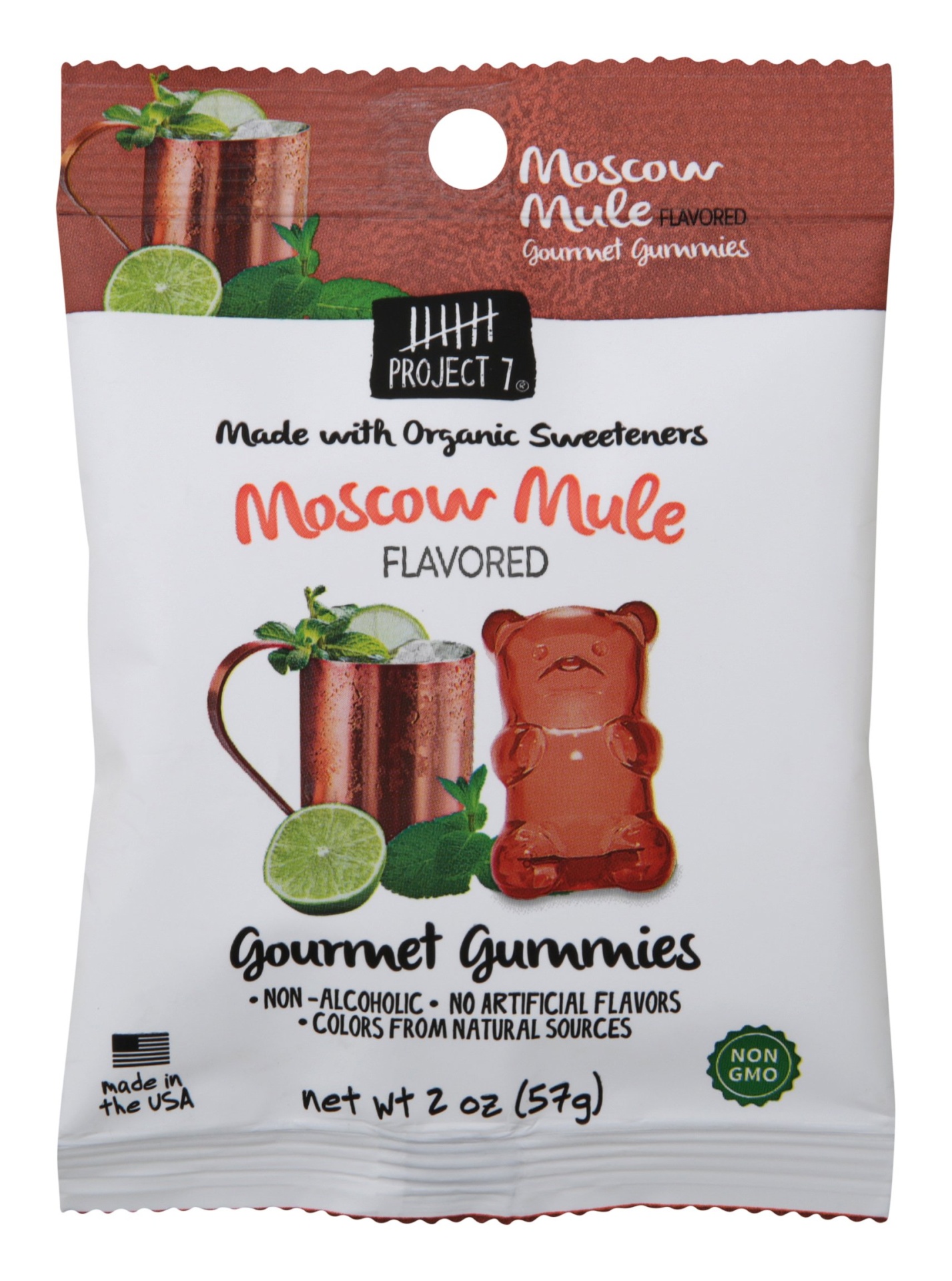 slide 1 of 8, Project 62 Gourmet Gummies Moscow Mule, 2 oz