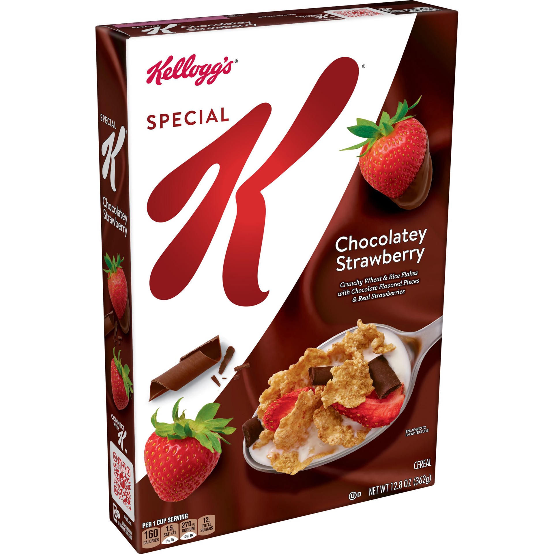 slide 1 of 7, Special K Kellogg's Special K Breakfast Cereal Chocolatey Strawberry, 12.8 oz, 12.8 oz