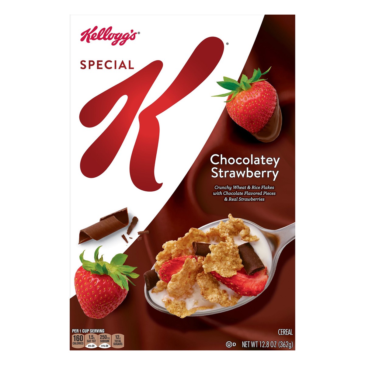 slide 1 of 7, Special K Kellogg's Special K Breakfast Cereal Chocolatey Strawberry, 12.8 oz, 12.8 oz