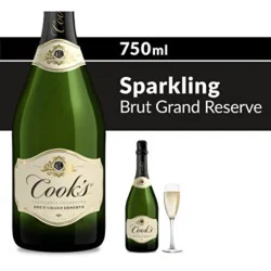 Cook's California Champagne Brut Grand Reserve White Sparkling Wine - 750 Ml