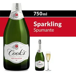 Cook's California Champagne Spumante White Sparkling Wine - 750 Ml